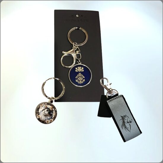 piekariņi atslēgām un somām