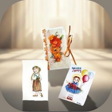 aвторские открытки и эксклюзивные работы ручной работы