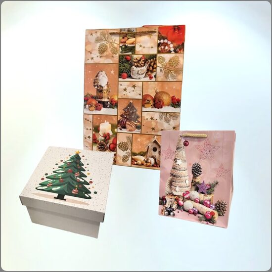 Рождественские и новогодние подарочные мешочки