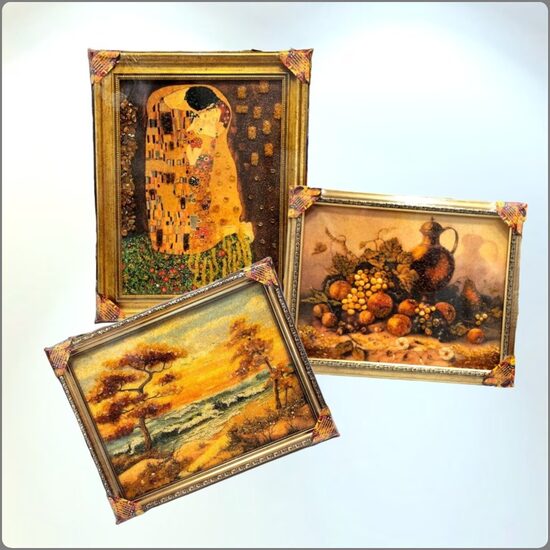 картины из янтаря