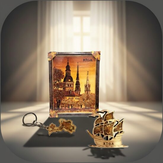 suvenīri ar dzintaru