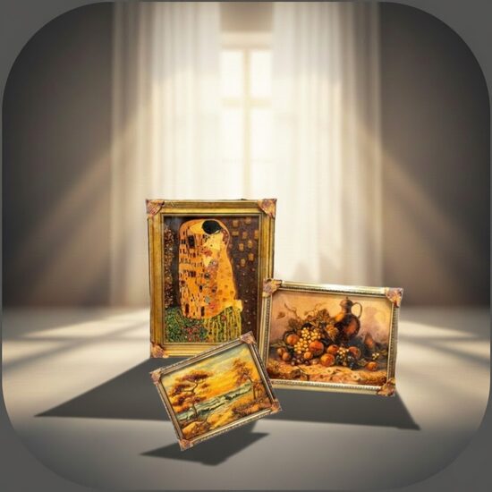 картины из янтаря