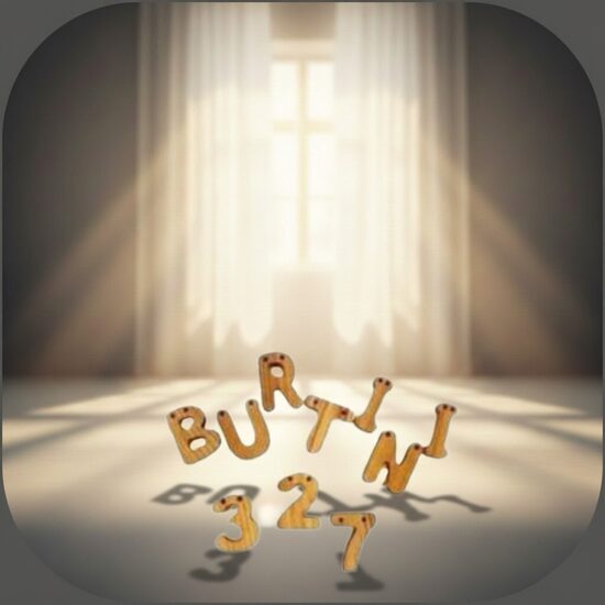 деревянные буквы и цифры (5 см) 