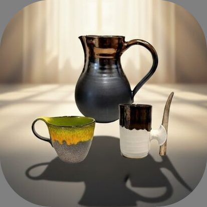 ceramic Mugs, Cups & Pitchers