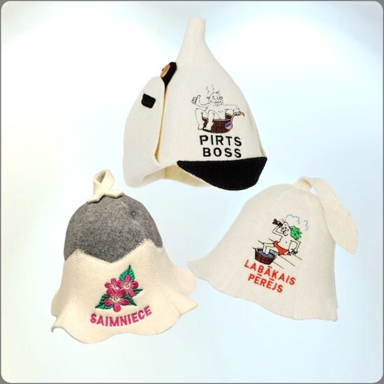 шерстяные шапки для бани