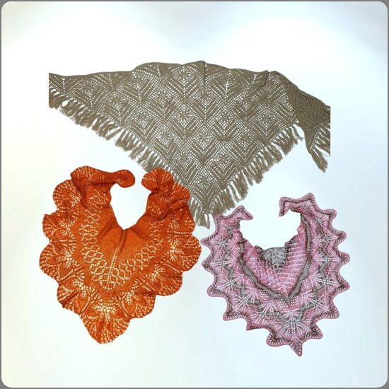 шали ручной работы