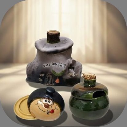 keramikas podi un sviesta trauki