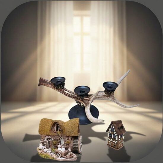 подсвечники и домики для свечей