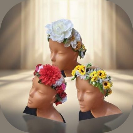 веночки из искусственных цветов