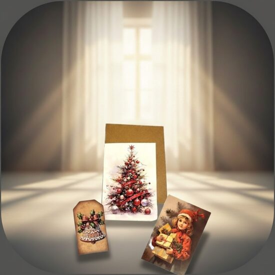Ziemassvētku un Jaunā gada kartiņas