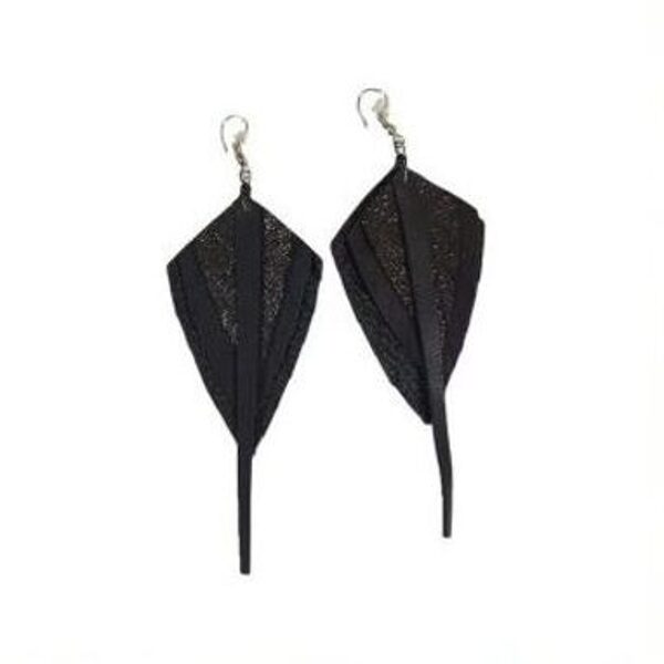 leather earrings