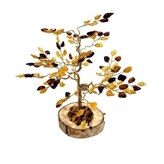 Lielais dzintara laimes un naudas koks "Labklājība" (17 cm) 674501