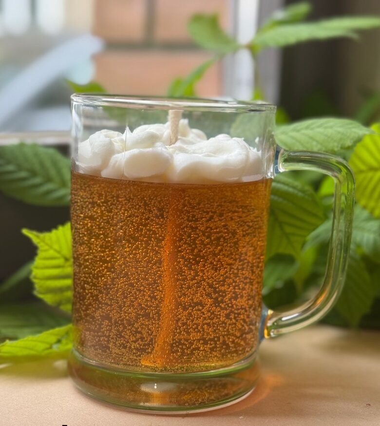 Outdoor candle Beer