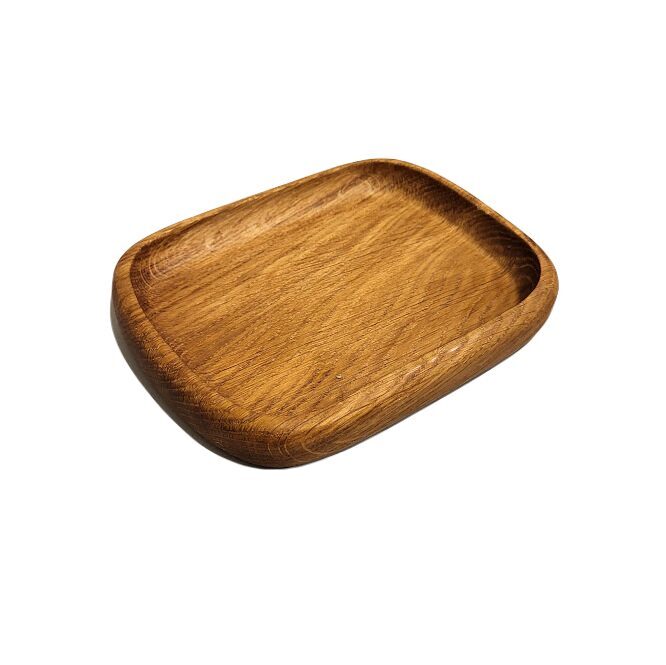 Wooden plate small rectangle 320401