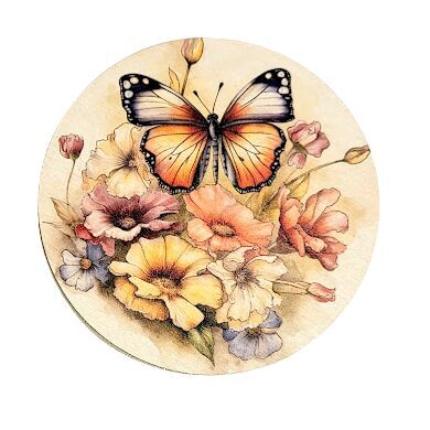 Plywood tray Butterflies 0513707
