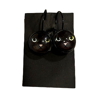 Серьги из коллекции "Кошки"