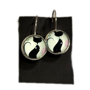 Earrings from the "Cats" collection
