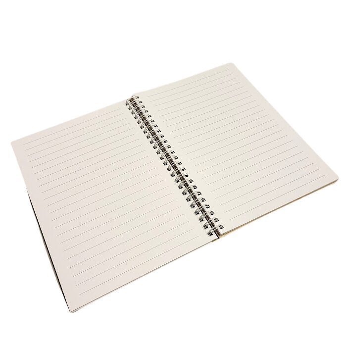 Wooden notebook with amber cover 670305