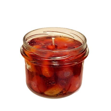 Paraffin candle Fruit jar