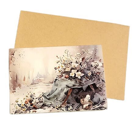 Apsveikumu kartiņa ar aploksni 0517010