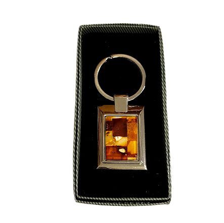 Key pendant with amber 670801