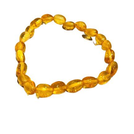 Polished amber bracelet 1209501