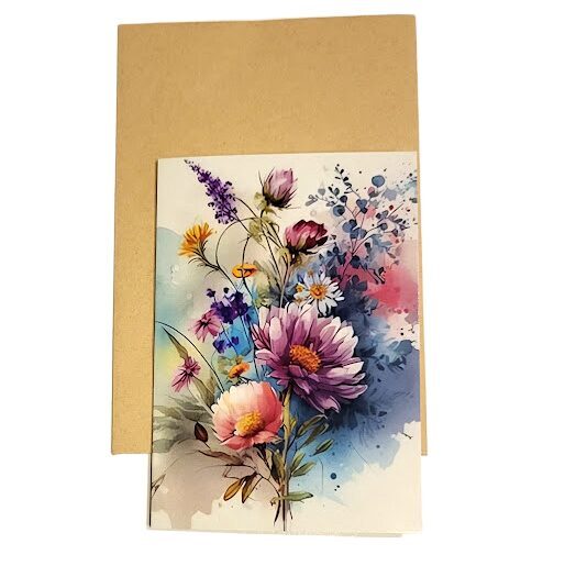 Поздравительная открытка с конвертом 059131