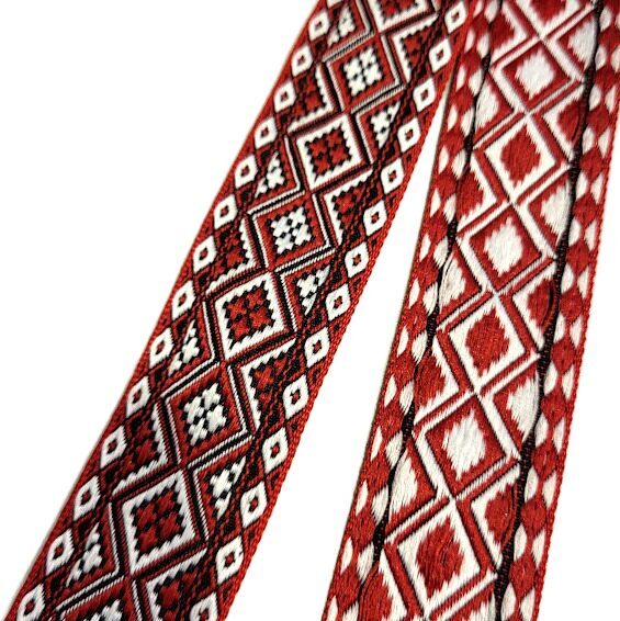 Stilizēta austā josta "Zvaigžņu raksts" 3m