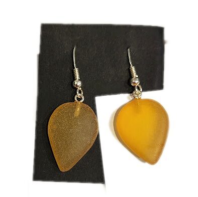 Янтарные серьги (серебряная ножка) 1205801