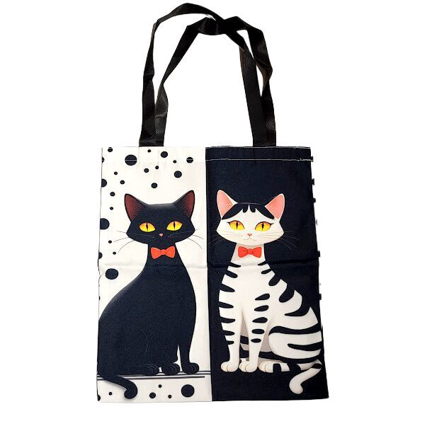 Maisiņš iepirkumiem no kolekcijas Kaķi mākslā 050728