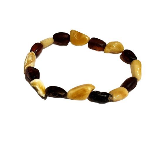Уникальный янтарный браслет - Работа мастера  12011601