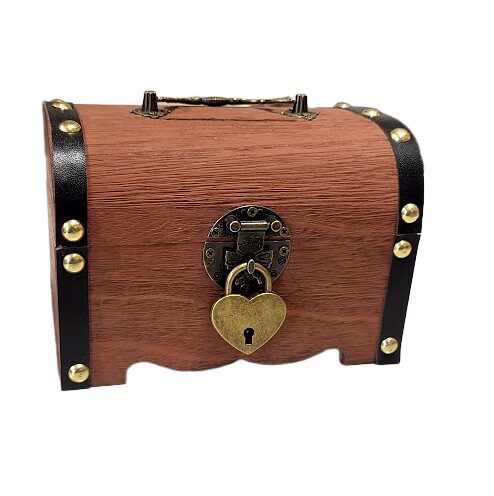 Koka krājkase - Dārgumu lāde M