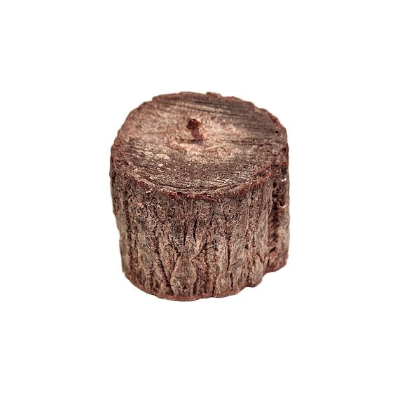 Svece – apaļš koka klucītis (Pīlādža aromāts)