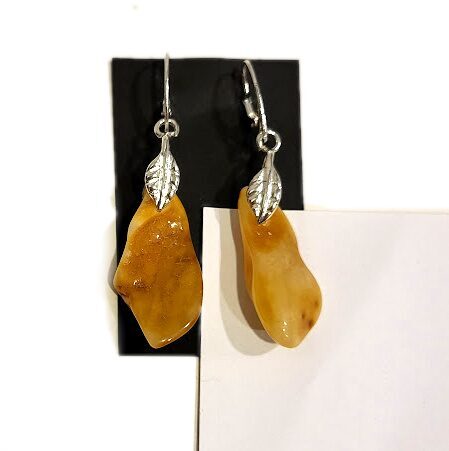 Серьги с янтарем 675202