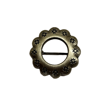 Brooch "Auseklis" – 2.3 cm (Silver color) 190101