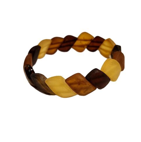 Янтарный браслет "Янтарная Волна"