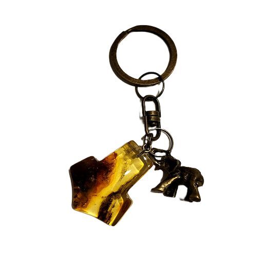 Брелок с янтарём 676624