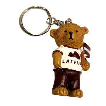 Keychain Bear - Latvia 515803