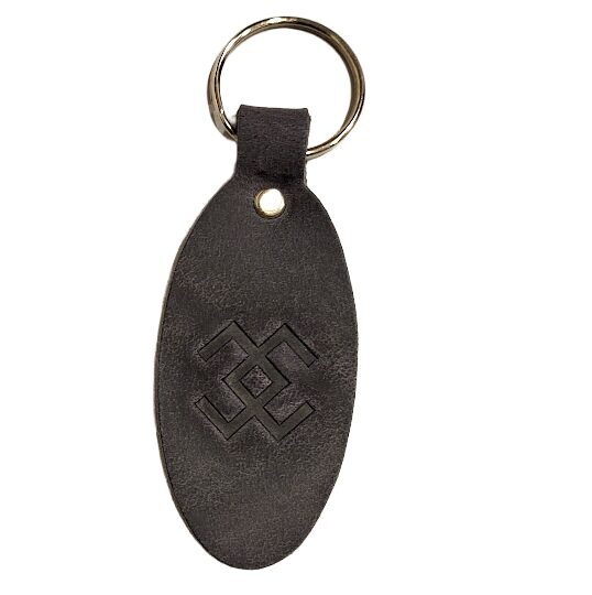 Ādas atslēgu piekariņš Mēness zīme 430245