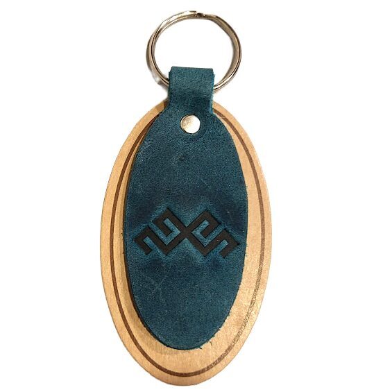 Ādas atslēgu piekariņš Mārtiņa zīme 430102