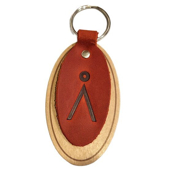 Ādas atslēgu piekariņš Dieva zīme 430121