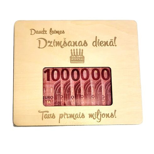 Tavs pirmais miljons Dzimšanas dienā