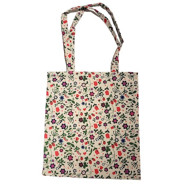 Shopping bag with print Flowers