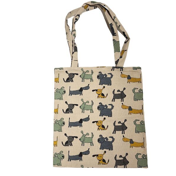 Iepirkuma maisiņš ar apdruku Suņi