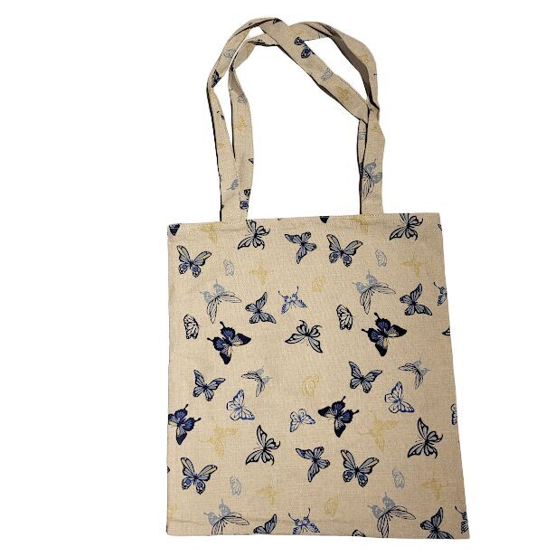 Пакет для покупок с принтом "Бабочки"