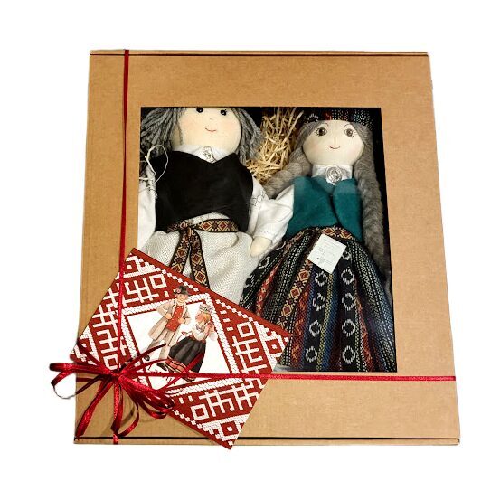 Gift Set: Latvian Folk Couple (Boy & Girl)