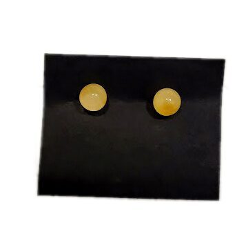 Серьги-гвоздики «Солнечная крошка» 