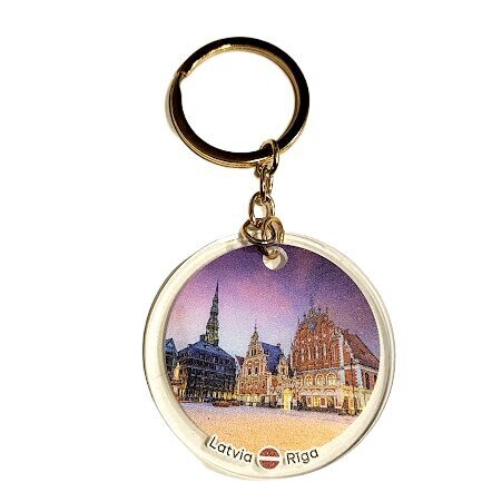 Keychain "Heart of Latvia" (Riga motifs)5 