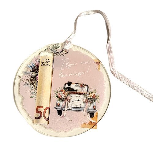 Acrylic Money Gift Decor – Happily Ever After