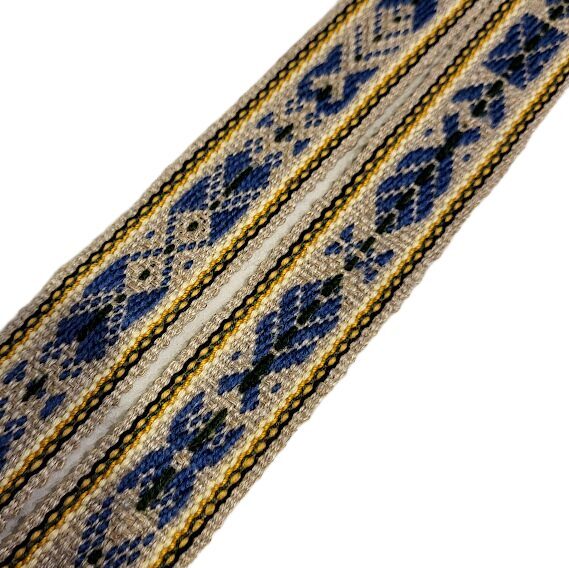 Handmade Woven Woolen Sash "Flow of Life"